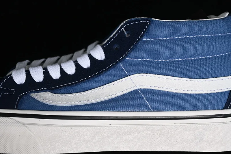 All categories Vans Vans series Vans Mid Vans China Vans Sk8-Mid Vans official navy blue mid-top retro classic casual canvas shoes VN0A391F5TU